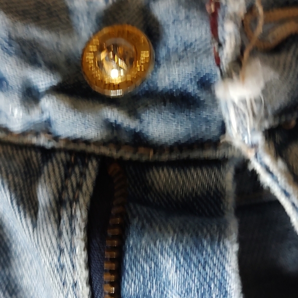 Marc Buchanan pelle pelle blue jeans distressed size 38 waist, length 32 - Picture 11 of 12